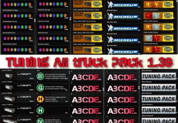 Tuning All truck packageверсия 2.7 для Euro Truck Simulator 2 (v1.48.x)