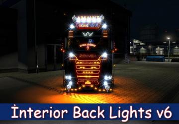 Значки с подсветкой в салоны всех грузовиковv7.0 для Euro Truck Simulator 2 (v1.48.x)