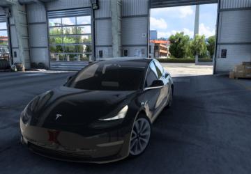 Tesla Model 3 2018версия 1.0.2 для Euro Truck Simulator 2 (v1.48.x)