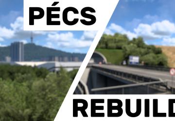 Pecs Rebuild ProMods addonверсия 1.2.1 для Euro Truck Simulator 2 (v1.48.x)