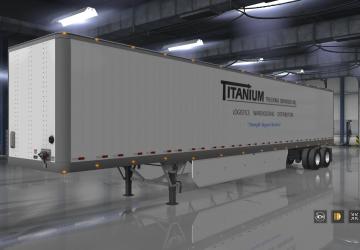 Скин «Titanium» для своего прицепаверсия 1.0 для American Truck Simulator (v1.32.x, - 1.34.x)