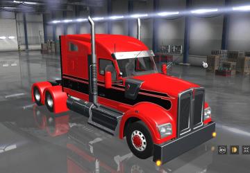 Kenworth W990 2018версия 1.1 для American Truck Simulator (v1.33.x, 1.34.x)