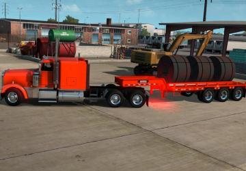Rogers FG65L Coil Trailerверсия 1.0 для American Truck Simulator (v1.32.x, - 1.34.x)