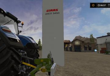 Claas Disco 3450 Plusверсия 1.0.0.0 для Farming Simulator 2017 (v1.5.3)