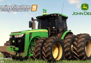 John Deere 8R br-Version 2018версия 1.0.0.0 для Farming Simulator 2019 (v1.7.x)