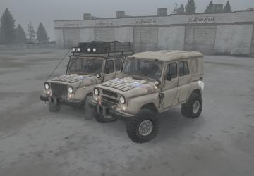 Текстура «дефолтных» УАЗовверсия 2.1 для Spintires: MudRunner (v07.08.19)