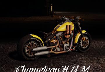 Harley Davidson Fat Boyверсия 2 для SnowRunner