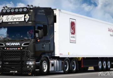 Scania V8 Open pipe sound SJ Conceptверсия 0.2 для Euro Truck Simulator 2 (v1.48.x)