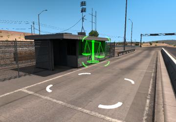 Голосовое оповещение о приближении к весовой станции.v1.0 для American Truck Simulator (v1.32.x, 1.33.x)