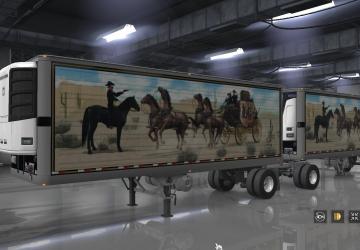 Скин «Smokey & The Bandit» для своих прицеповv1.0 для American Truck Simulator (v1.32.x, 1.33.x)