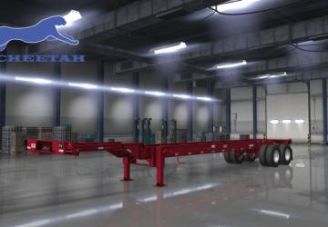Trailers Cheetah Container 40’версия 2.0 для American Truck Simulator (v1.32.x, 1.33.x)