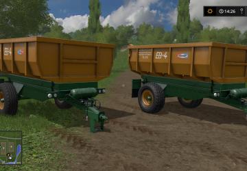 Hodgep EB-4 Trailerверсия 1.0.0.1 для Farming Simulator 2017 (v1.5.3.1)