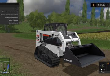 Bobcat 863 Turbo + Shovelверсия 1.1.0.0 для Farming Simulator 2017 (v1.5.3.1)