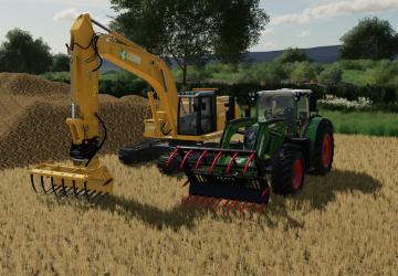 Excavator/Frontloader Manure Grabверсия 1.0.0.0 для Farming Simulator 2022