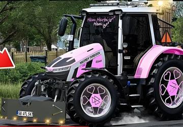 Massey Ferguson 5S (Pink)версия 1.0.0.0 для Farming Simulator 2025