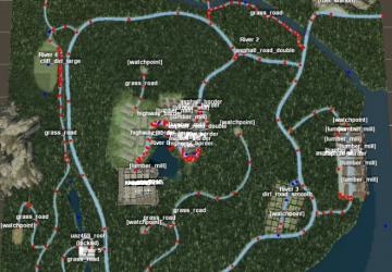 Карта «Лесной район 2»версия 2.1 для Spintires: MudRunner (v10.06.19)