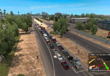 Meatballs Traffic Density Modверсия 1.7.8 для American Truck Simulator (v1.33.x)