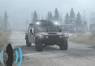 Новый звук для Hummer H1версия 1.0 для Spintires: MudRunner (v07.08.19)