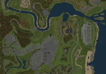 Карта «Серебристые Горы»версия hardcore для Spintires: MudRunner (v14.08.19)