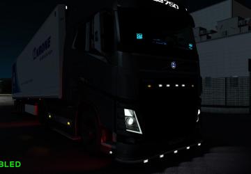 Улучшенный свет всего транспорта для слабых ПКv5.2 для Euro Truck Simulator 2 (v1.48.x)