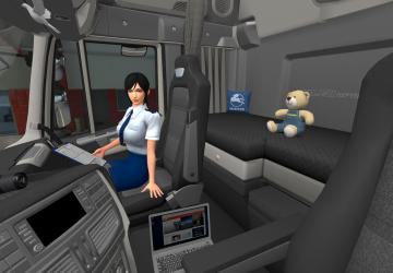 Пак интерьеров для Iveco Hi Wayверсия 1.0 для Euro Truck Simulator 2