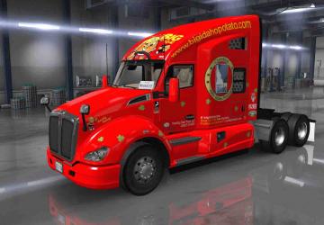 Пак из 50 скинов для  Kenworth T680версия 1.0 для American Truck Simulator (v1.32.x, 1.33.x)