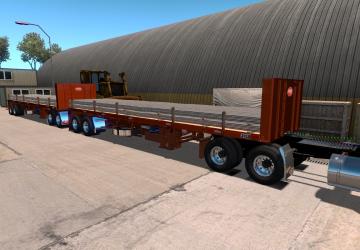 Flatbed Ferbus Ownedверсия 1.0 для American Truck Simulator (v1.32.x, - 1.34.x)