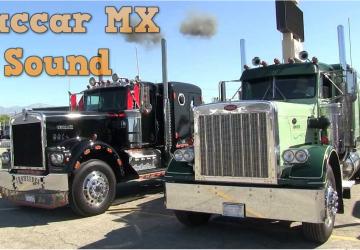 Звук «Paccar MX» для Kenworth и Peterbiltv2.0 для American Truck Simulator (v1.32.x, - 1.36.x)