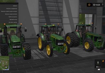 John Deere 6030версия 1.0 для Farming Simulator 2017 (v1.5.x)