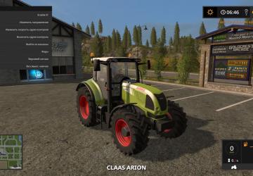 Claas Arion 600 (610, 620, 630)версия 4.0 для Farming Simulator 2017 (v1.5.x)