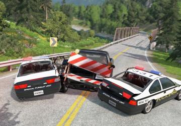 Roadblock Run (Remake!)версия 1.2 для BeamNG.drive