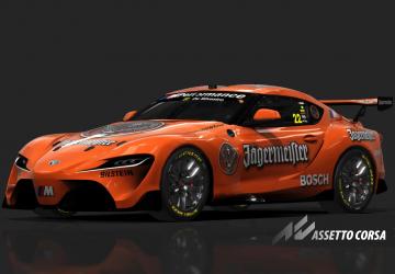 AKR Gen 3 Supra | BMW M Jägermeisterверсия 1.0 для Assetto Corsa