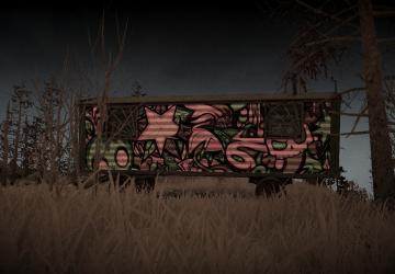 Вагончик «Cyberpunk» (сток)версия 1.0 для Spintires: MudRunner (v11.24.20)