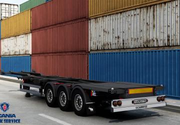 Schmitz 40ft 20ftверсия 1.0 для Euro Truck Simulator 2 (v1.39-1.46)