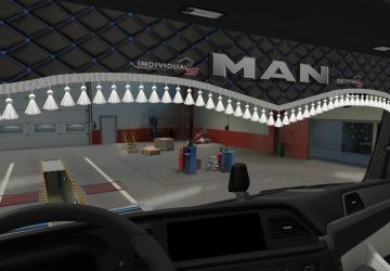 Анимированные ламбрекены для MAN 2020версия 1.0 для Euro Truck Simulator 2 (v1.47-1.48)