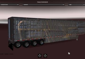 Livestock Trailerверсия 1.3 для American Truck Simulator (v1.32.x, - 1.35.x)