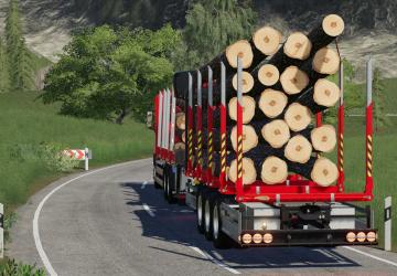 Lizard Short Wood Trailer Packверсия 1.0.0.0 для Farming Simulator 2019