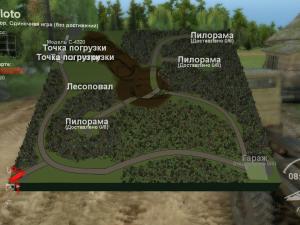 Карта «Котлован»версия 1 для SpinTires (v03.03.16)