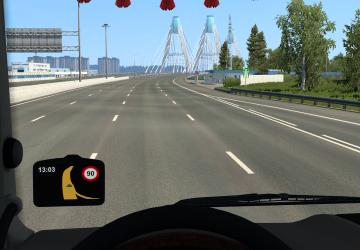 DLC_Toys - Увеличенные шрифтыдля Euro Truck Simulator 2