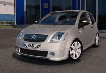 Citroen C2версия 1.8 для Euro Truck Simulator 2 (v1.47.x)