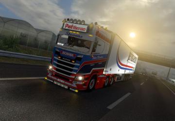 Scania PWT S500 + Trailerверсия 1.4 для Euro Truck Simulator 2 (v1.45.x, - 1.48.x)
