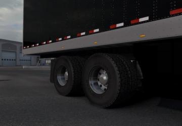 Real Tyres Mod Trailer Editionверсия 1.0 для American Truck Simulator (v1.32.x)