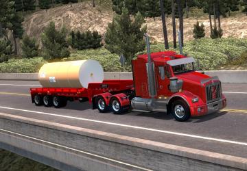 Rogers FG65L 3X Trailer 2014версия 1.0 для American Truck Simulator (v1.32.x)
