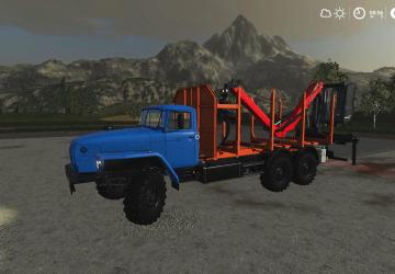 УРАЛ АвтоПогрузка с манипулятором - Переделкаv1.0 для Farming Simulator 2019 (v1.7.1.0)