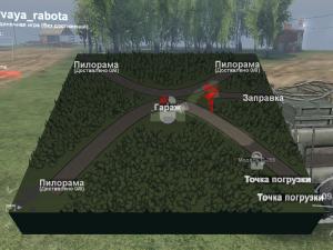 Карта «Первая работа»версия 1 для SpinTires (v03.03.16)