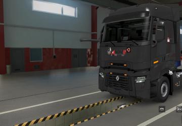 Renault T High sleep TruckersMPверсия 1.0 для Euro Truck Simulator 2 (v1.47)