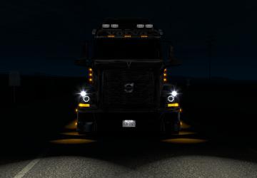 Ангельские глазки для Volvo VNL 670 by Aradethv1.0 для American Truck Simulator (v1.30.x, - 1.32.x)