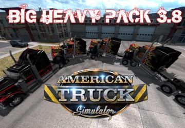 Big Heavy Packверсия 3.8 для American Truck Simulator (v1.32.x)
