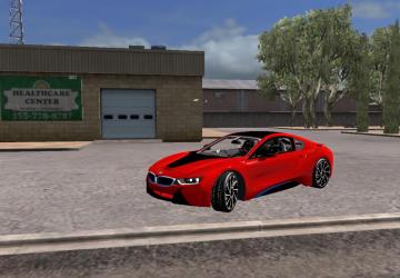 BMW i8версия 1.0 для American Truck Simulator (v1.31.x, 1.32.x)