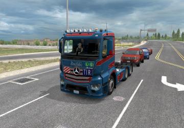 D3S Mercedes Antos ’12версия 1.0 для American Truck Simulator (v1.31.x, - 1.34.x)